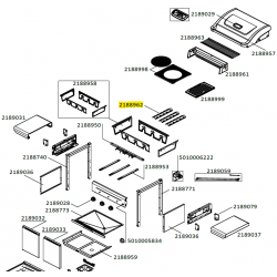 Diffuseur de chaleur acier (X1) barbecue CAMPINGAZ 2188962