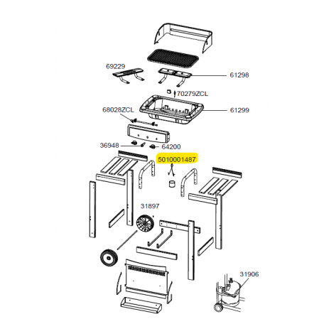 Pot à graisse + fil barbecue CAMPINGAZ 5010001487