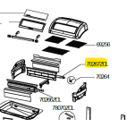 Brûleur arrière pour barbecue RBS GRANDE, CAMPINGAZ 70267