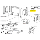 Panneau latéral gauche ou droit gris foncé barbecue CAMPINGAZ 5010004961