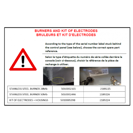 Brûleur inox 28Mb barbecue CAMPINGAZ 2189225