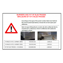 Kit électrodes + supports barbecue CAMPINGAZ 2189224