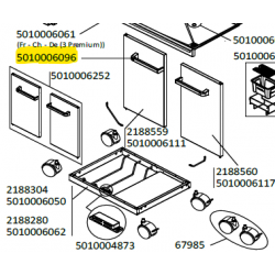 Poignée de porte en acier barbecue CAMPINGAZ 5010006096