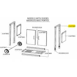 Tube en U pour chariot (X2) - modèles avec portes barbecue CAMPINGAZ 2187882