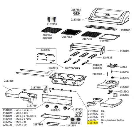 Tubulure 29Mb 1/2" barbecue CAMPINGAZ 2187878