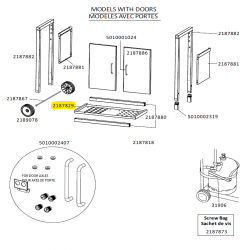 Châssis (modèles avec portes) barbecue CAMPINGAZ 2187829