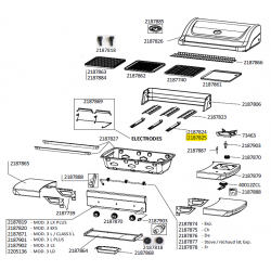 Brûleur acier 28 Mb barbecue CAMPINGAZ 2187825