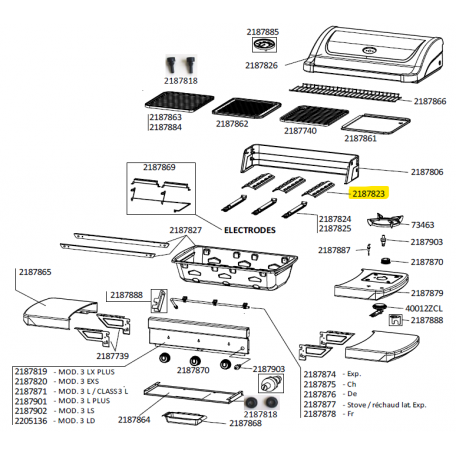 Diffuseur de chaleur (X1) barbecue CAMPINGAZ 2187823