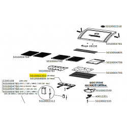 Bruleur acier avec entretoise barbecue CAMPINGAZ 5010002350