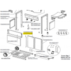 Porte sans poignée grise foncée barbecue CAMPINGAZ 5010005556