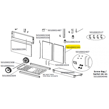 Axe porte barbecue CAMPINGAZ 5010002331