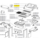 Charnière haut + bas barbecue CAMPINGAZ 5010002320