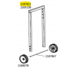 Tube en U pour chariot (X2) - modèles sans porte barbecue CAMPINGAZ 2187821