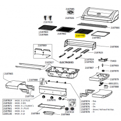 Grille acier émaillée brillante barbecue CAMPINGAZ 2187740