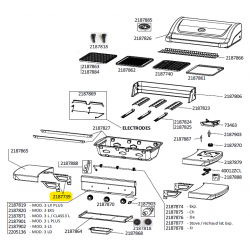 Supports étagère (droite et gauche) barbecue CAMPINGAZ 2187739