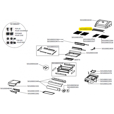 Grille de mijotage barbecue CAMPINGAZ 5010003330