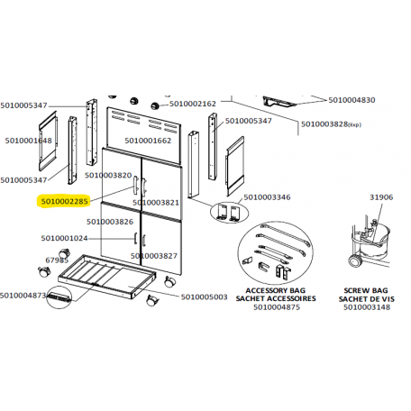 Poignée porte barbecue CAMPINGAZ 5010002285