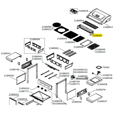 Parevent arrière barbecue CAMPINGAZ 2188961