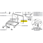 Porte droite sans poignée grise foncée barbecue CAMPINGAZ 5010003827