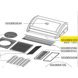 Poignée inox + isolant + embouts barbecue CAMPINGAZ 5010002193