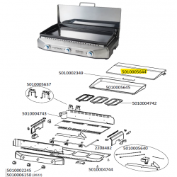 Couvercle inox plancha MASTER PLANCHA 3 LX CAMPINGAZ 5010005644