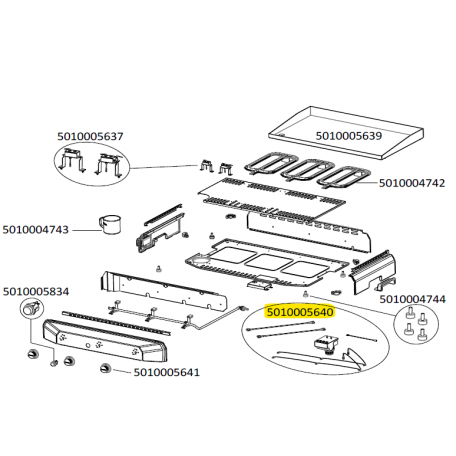 Kit allumage + boitier plancha CAMPINGAZ 5010005640