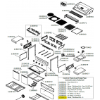 Console + tubulure réchaud latéral 28Mb G1/2 barbecue CAMPINGAZ 2189055