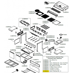 Console + tubulure réchaud latéral 28Mb G1/2 barbecue CAMPINGAZ 2189055