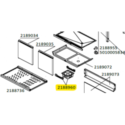 Compartiment à eau avec rail supports barbecue CAMPINGAZ 2188960