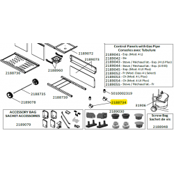 Ensemble 2 roulettes avec freins barbecue CAMPINGAZ 2188734