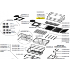 Couvercle avec thermomètre noir barbecue CAMPINGAZ 5010005832