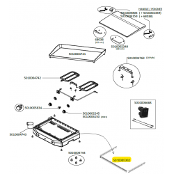 Cadre de cuve inox plancha CAMPINGAZ 5010005362